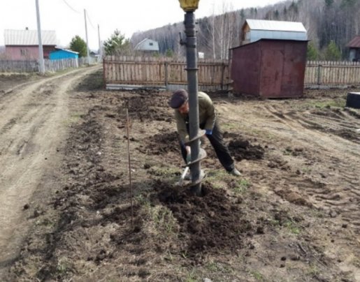 Бурение ям и отверстий в грунте - услуги бурояма и бензобура стоимость услуг и где заказать - Тюмень