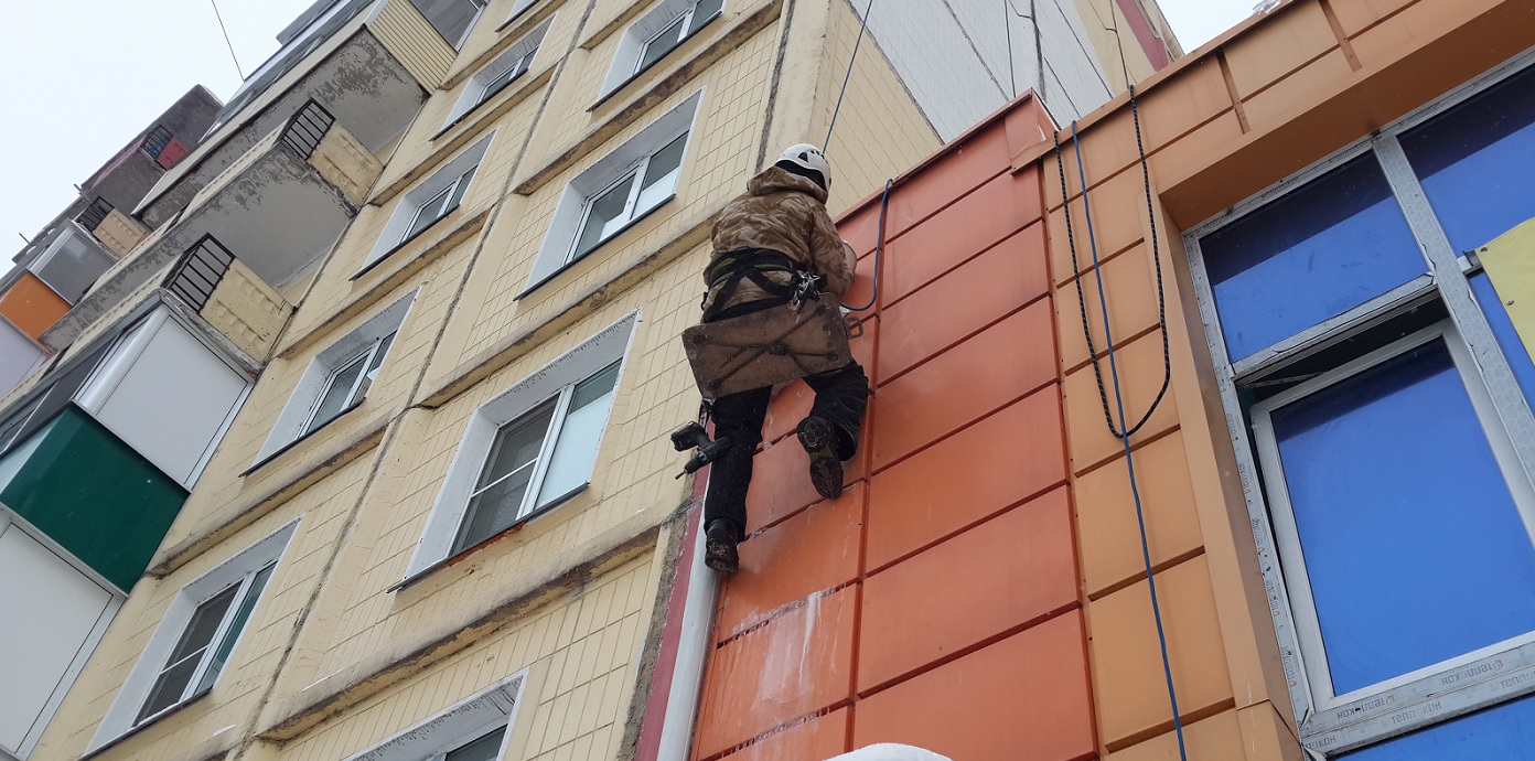 Услуги промышленных альпинистов для высотных работ в Ялуторовске