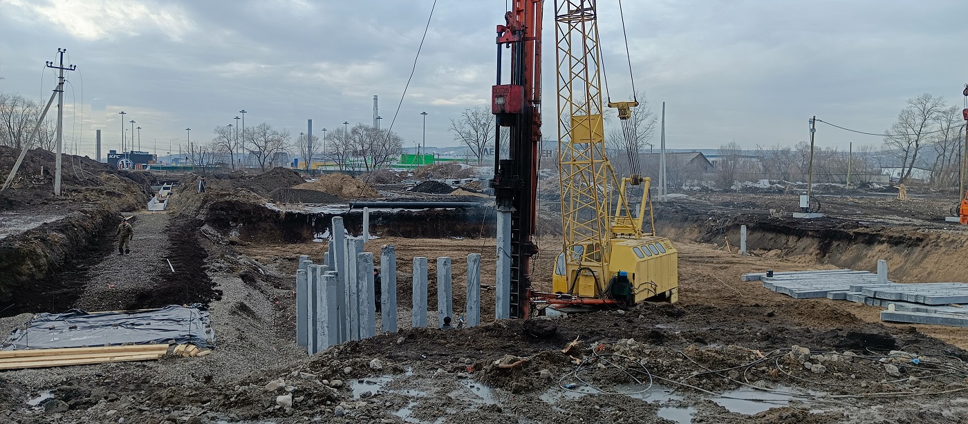 Аренда сваебоя для забивки бетонных свай в Заводоуковске
